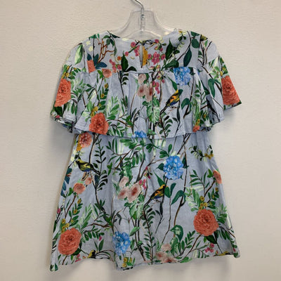5: Floral Ruffle Dress