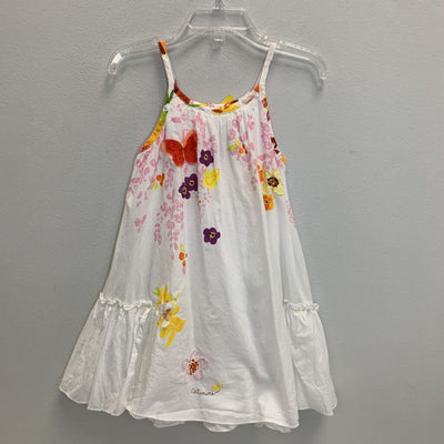 4: Floral & Butterflies Applique Ruffle Summer Dress