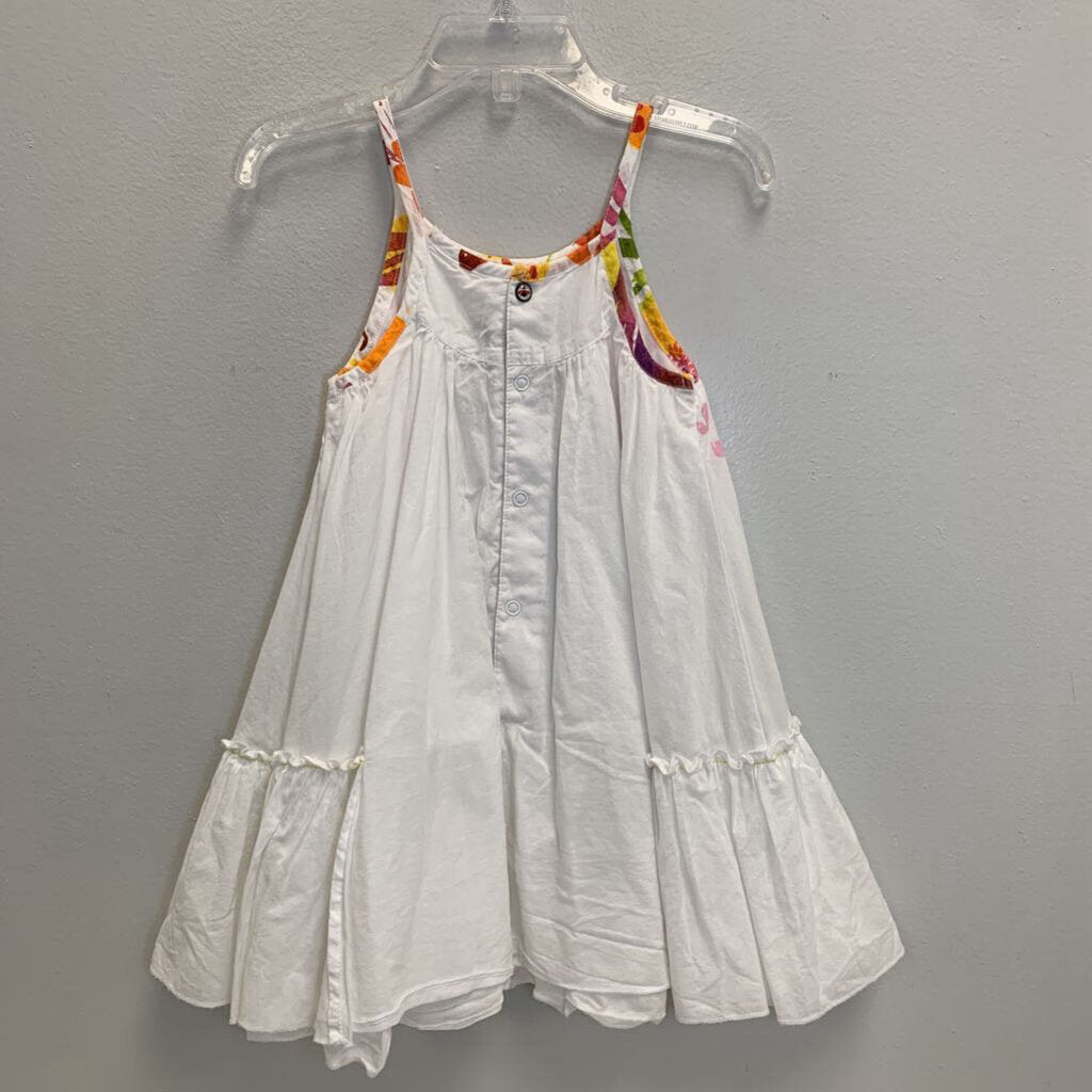 4: Floral & Butterflies Applique Ruffle Summer Dress