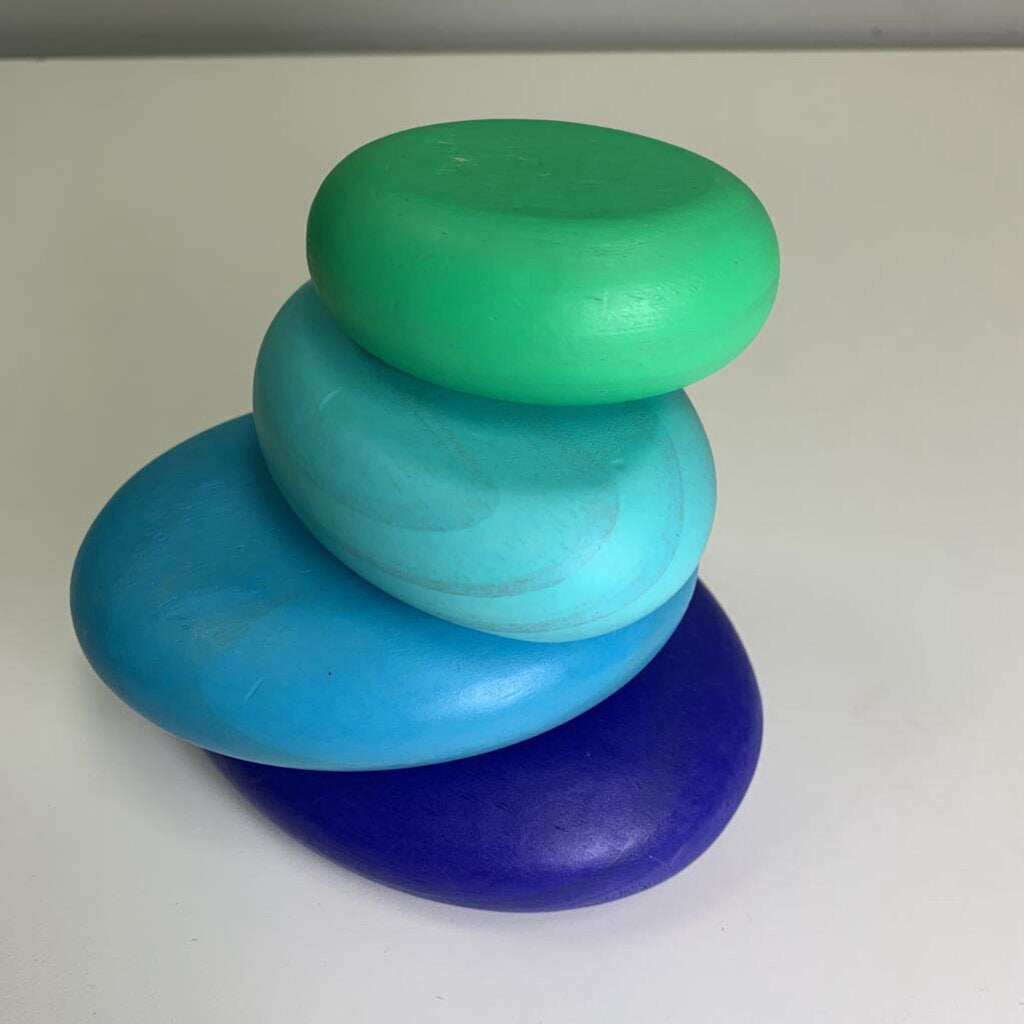 Solid Wood Stacking Stones