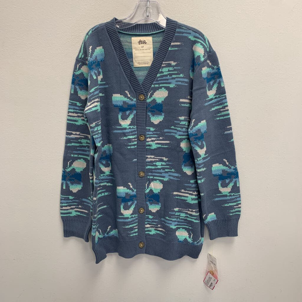 8-10: Butterfly In Flight Knit Cardigan Sweater NWT
