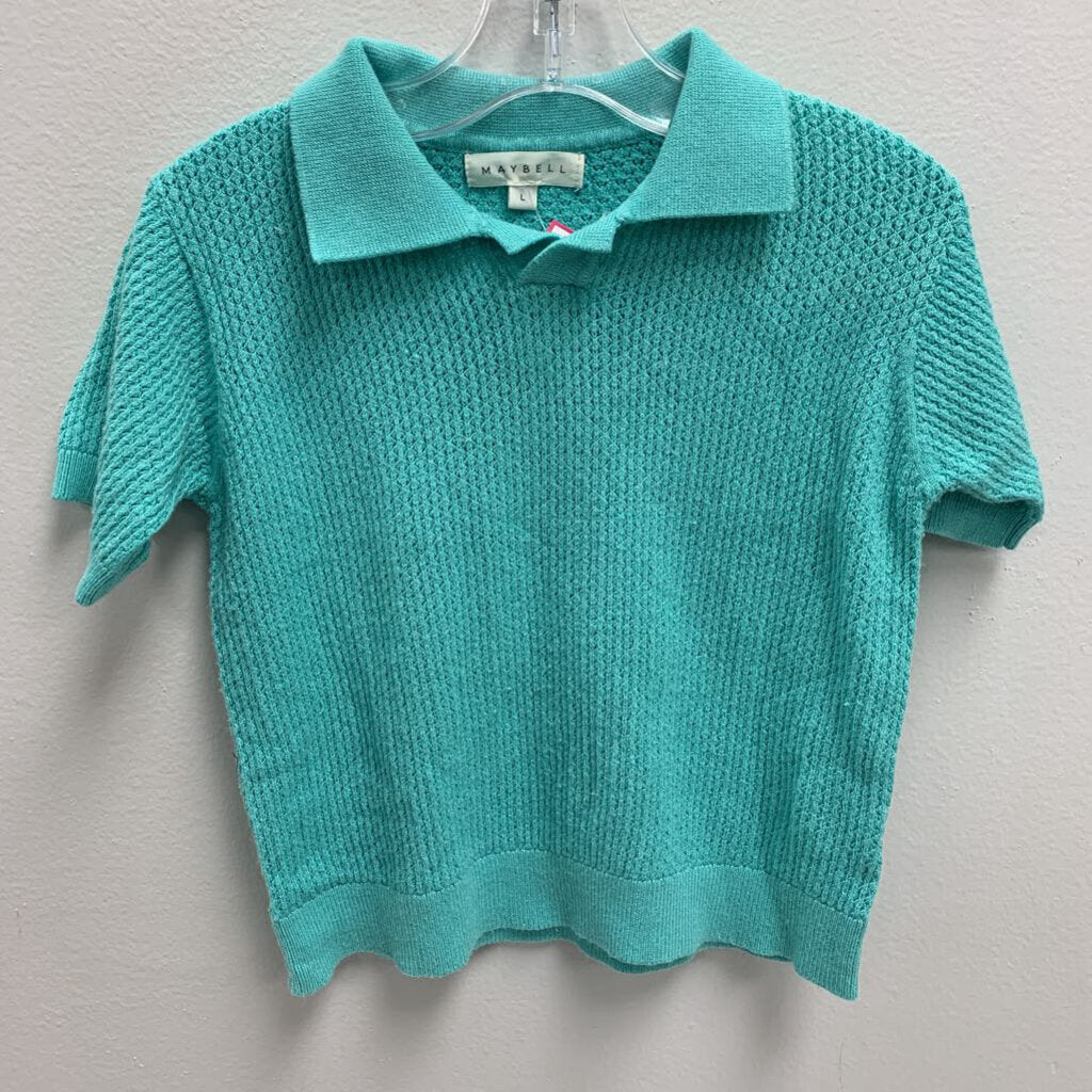 5: Ribbed Knit Polo Shirt