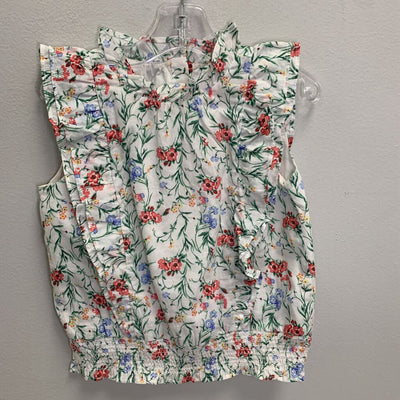 5: Floral Sleeveless Blouse