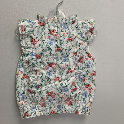 5: Floral Sleeveless Blouse