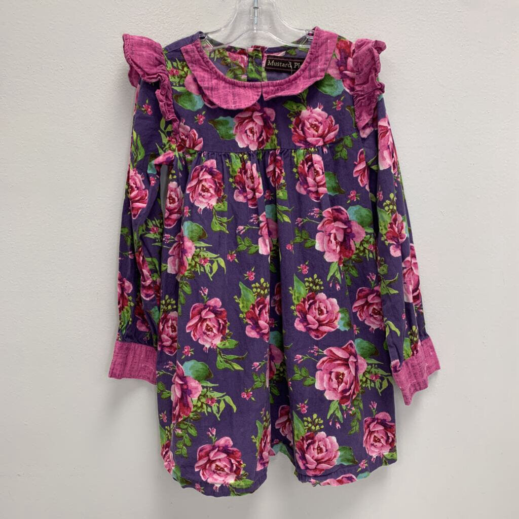 8: Rose Ruffle Collared Dress