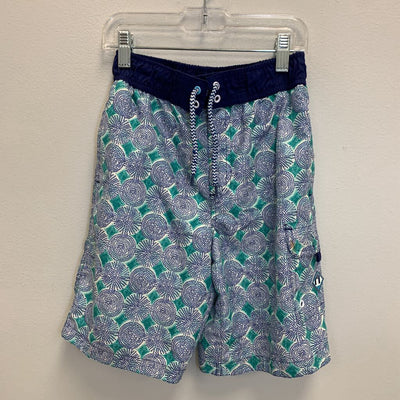 10: Sunburst Swim Trunks AS IS stain on pocket