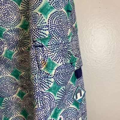 10: Sunburst Swim Trunks AS IS stain on pocket