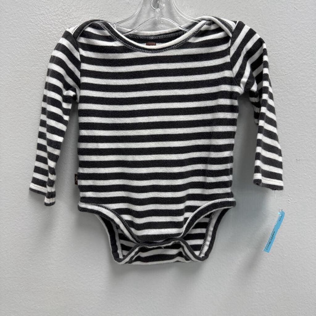6-9M: Striped Long Sleeve Onesie