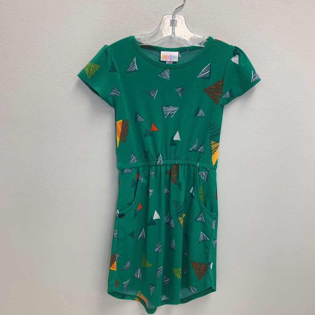 6: Triangle Print with Pockets Mae Dress