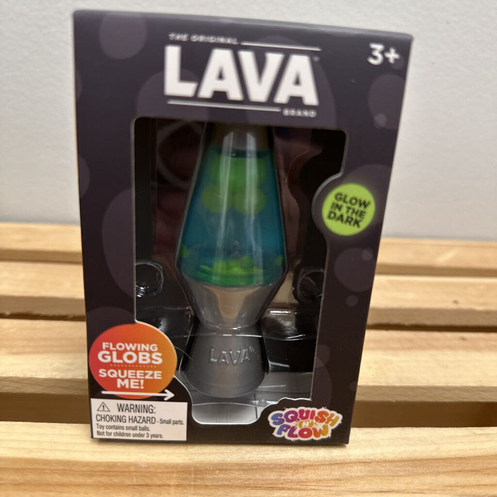 Mini Lava Lamp Quish and Flow Stress Ball (Random Color)