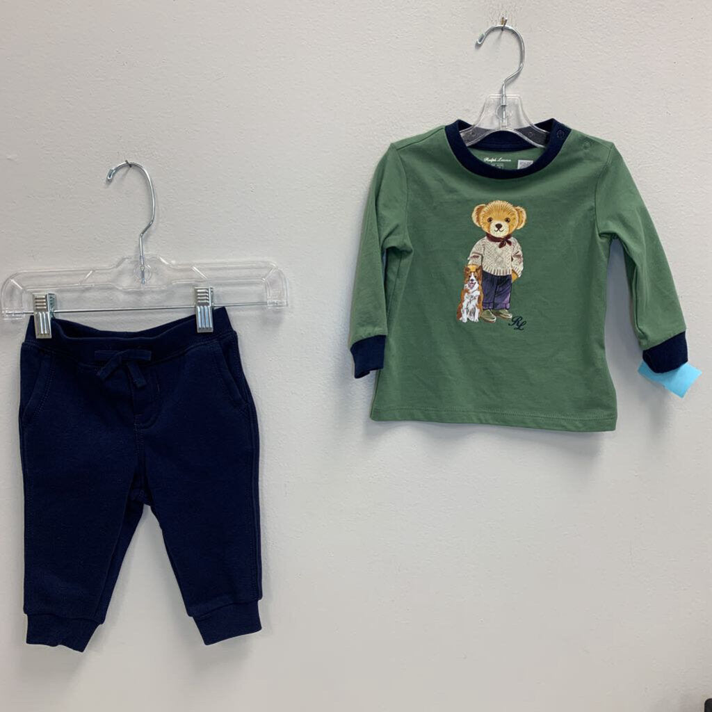 6M: Polo Bear T-Shirt + Joggers