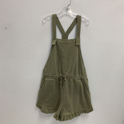 12: Overall Ruffle Hem Romper