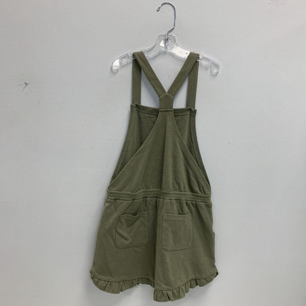 12: Overall Ruffle Hem Romper