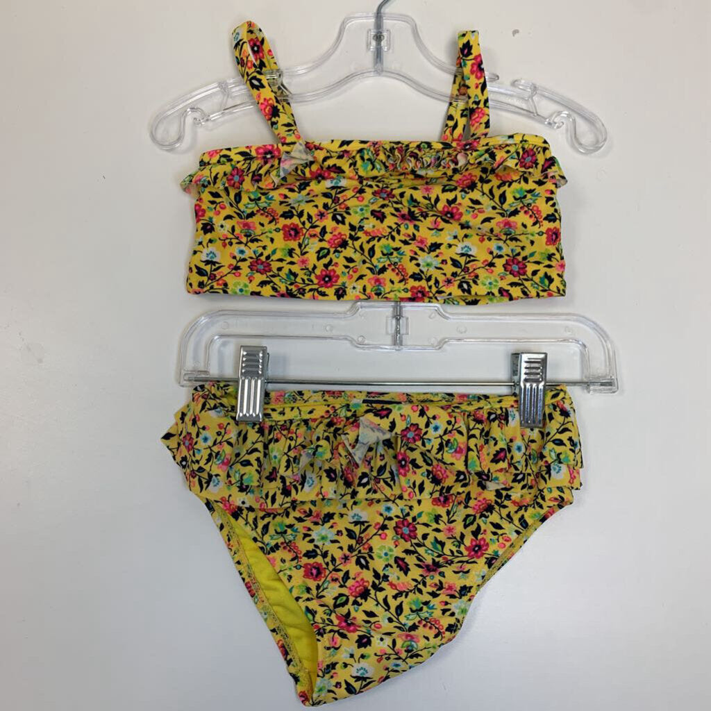 4: Floral Two Piece Swimsuit