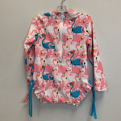 12-18M: Flamingo Rash Guard Swimsuit