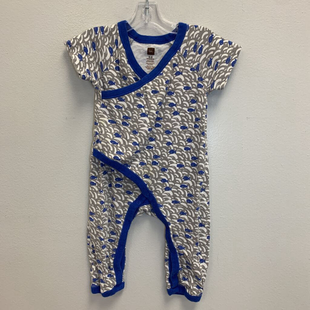 6-9M: Petit Poissons Wrap Romper