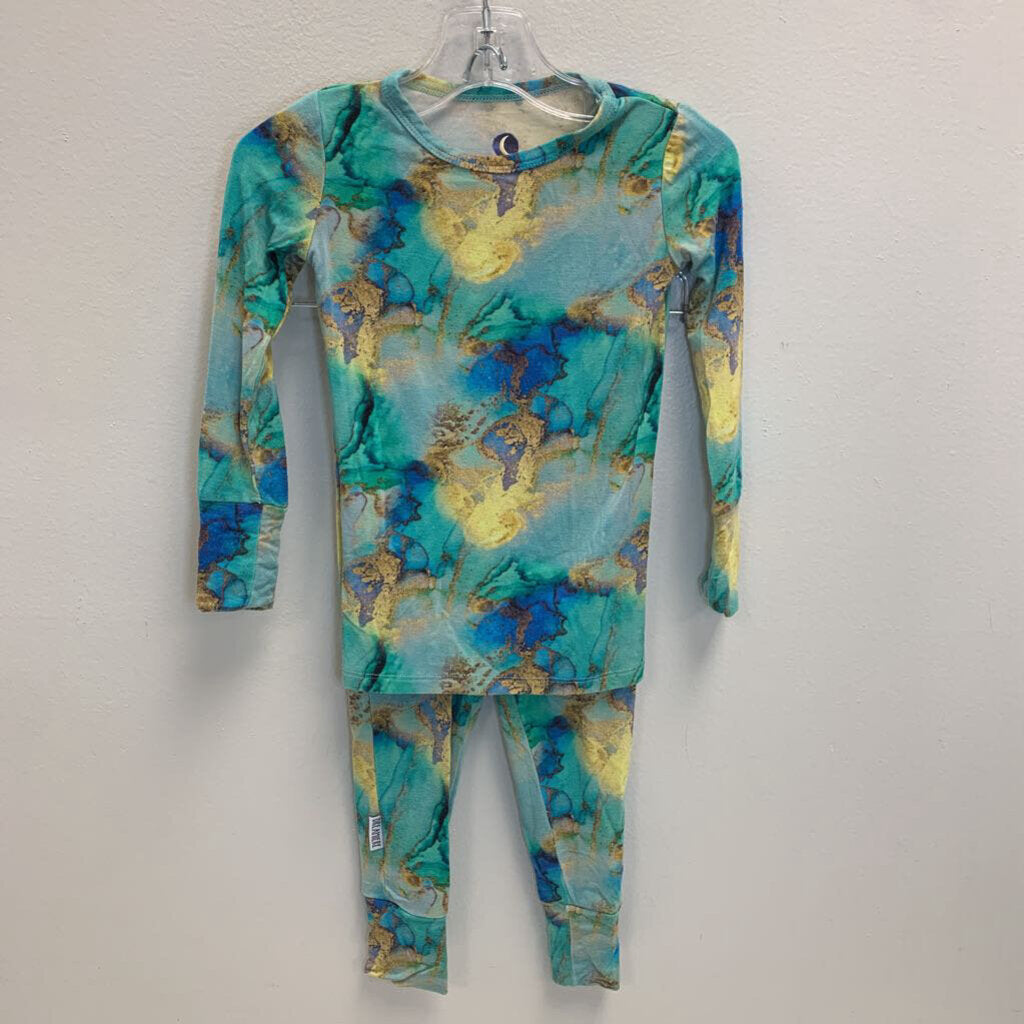 2T: 2 Piece Pajamas Set.- Marble-ous