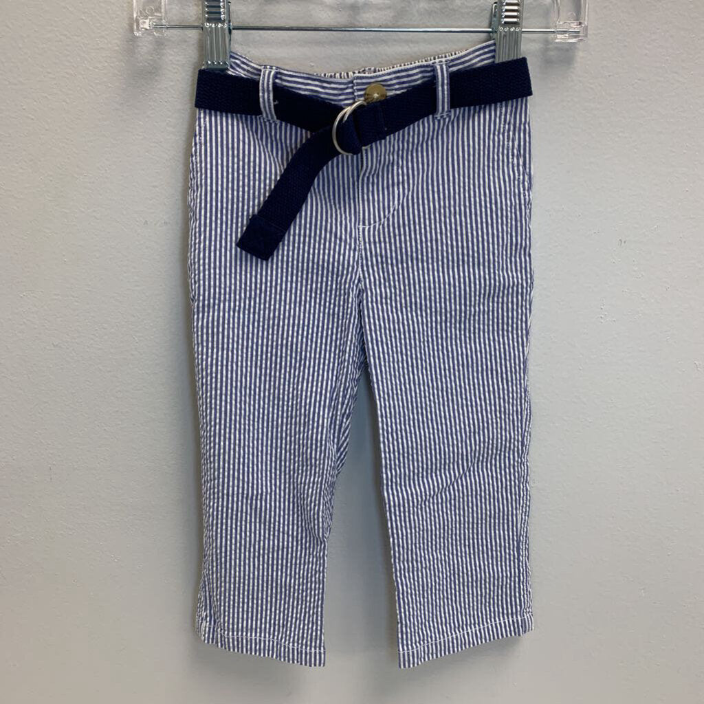 18M: Seersucker Pants w/ Belt
