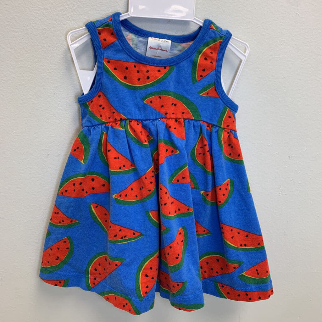 12-18M: Jersey Dress & Bloomer Set - Watermelon