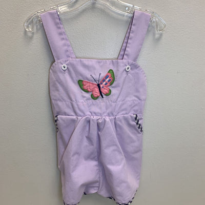 18-24M: Ruthie Romper - Butterfly Applique