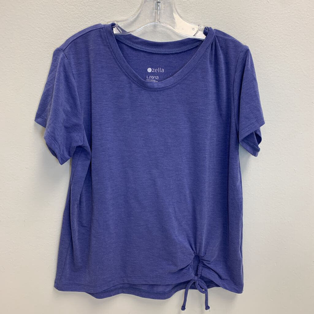 10-12: Keyhole Hem Short Sleeve Shirt