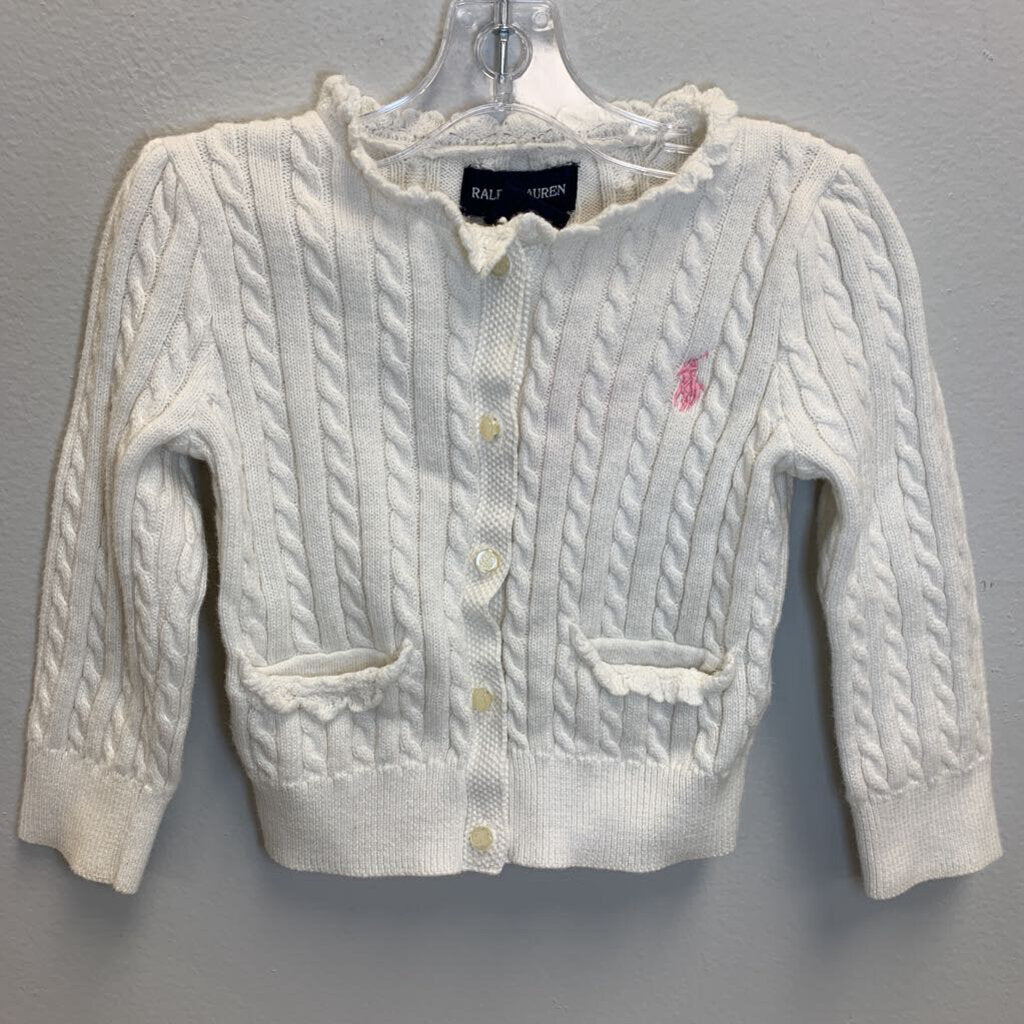 18M: Cable Knit Cardigan Sweater