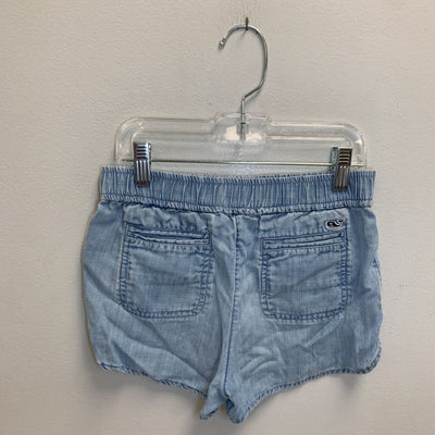 8: Elastic Waist Chambray Shorts