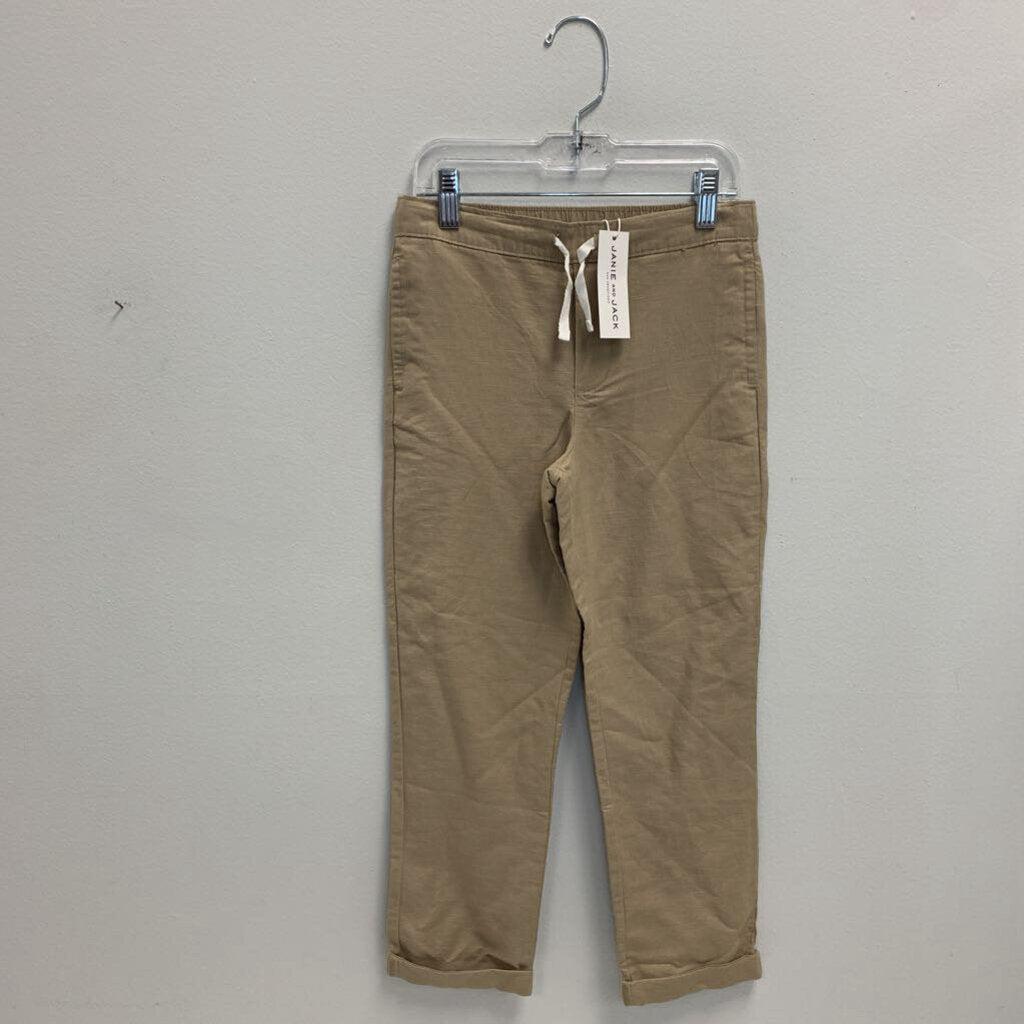 7: Linen Blend Drawstring Pants NWT