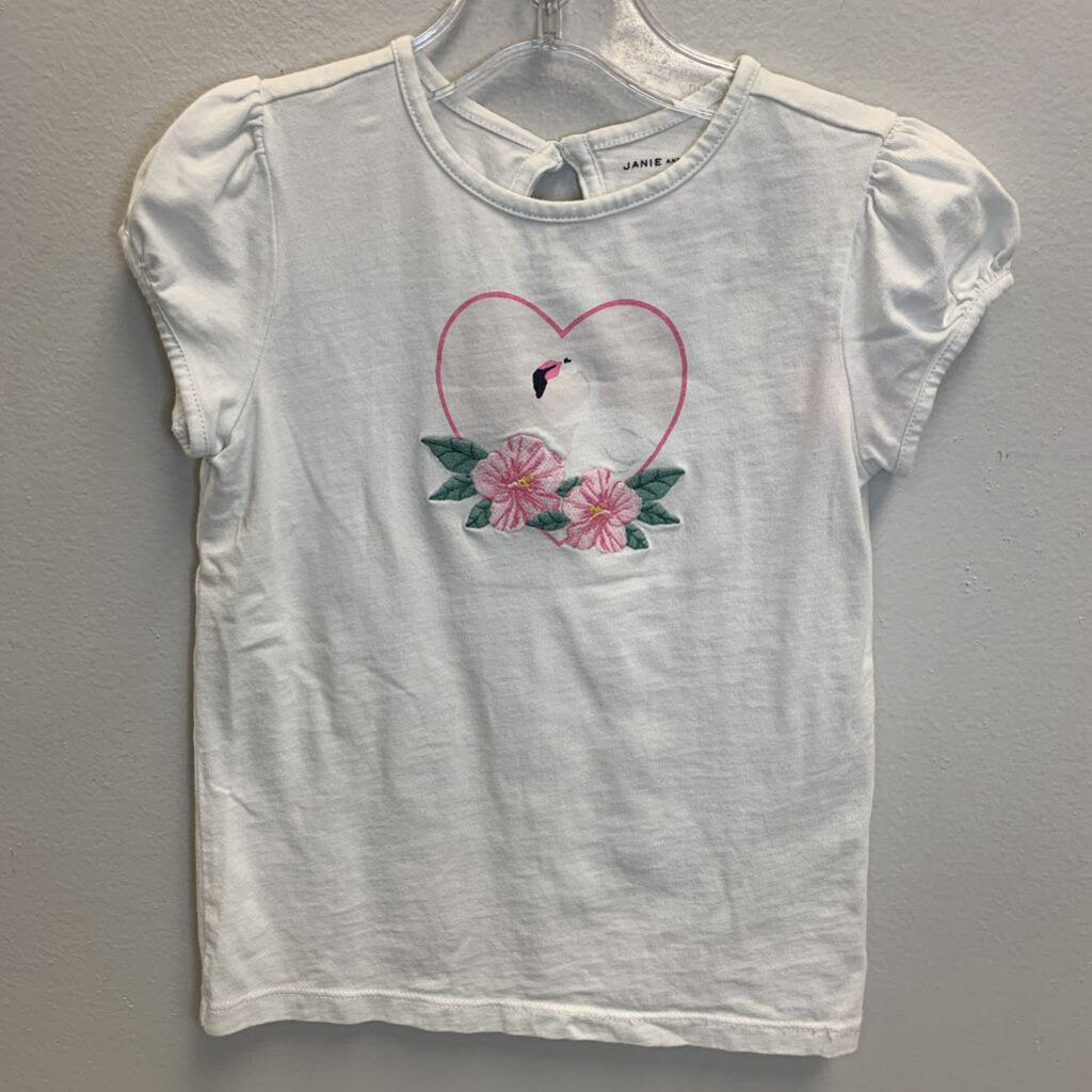 6: Flamingo + Hibiscus Tee + Paper Bag Shorts