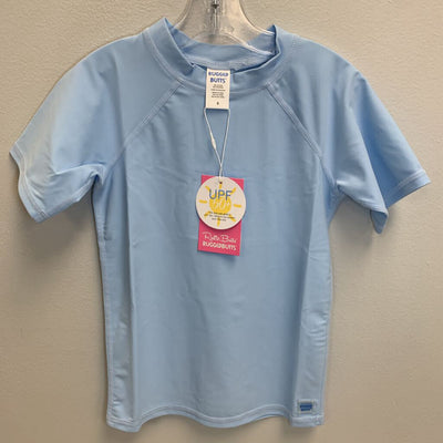 6: Short Sleeve Rash Guard + Swim Trunks NWT