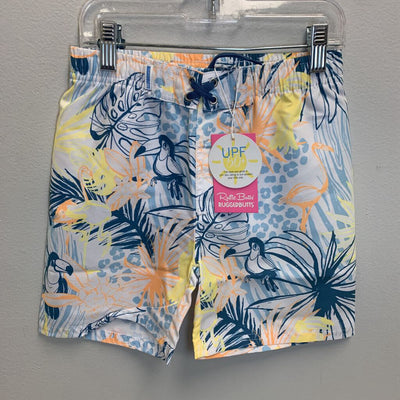 6: Short Sleeve Rash Guard + Swim Trunks NWT