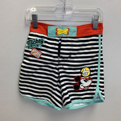4: Mickey + Pluto Rash Guard + Swim Trunks