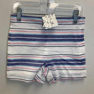 7: Striped w/ Side Zipper Shorts NWT