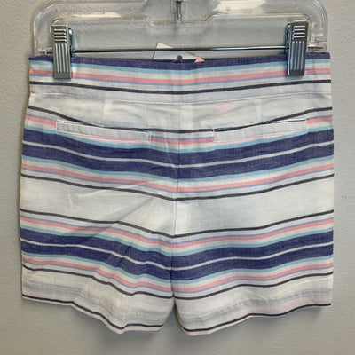 7: Striped w/ Side Zipper Shorts NWT