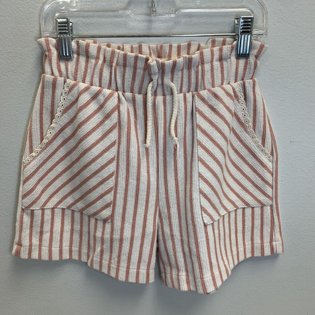 10: Striped Knit Drawstring Shorts