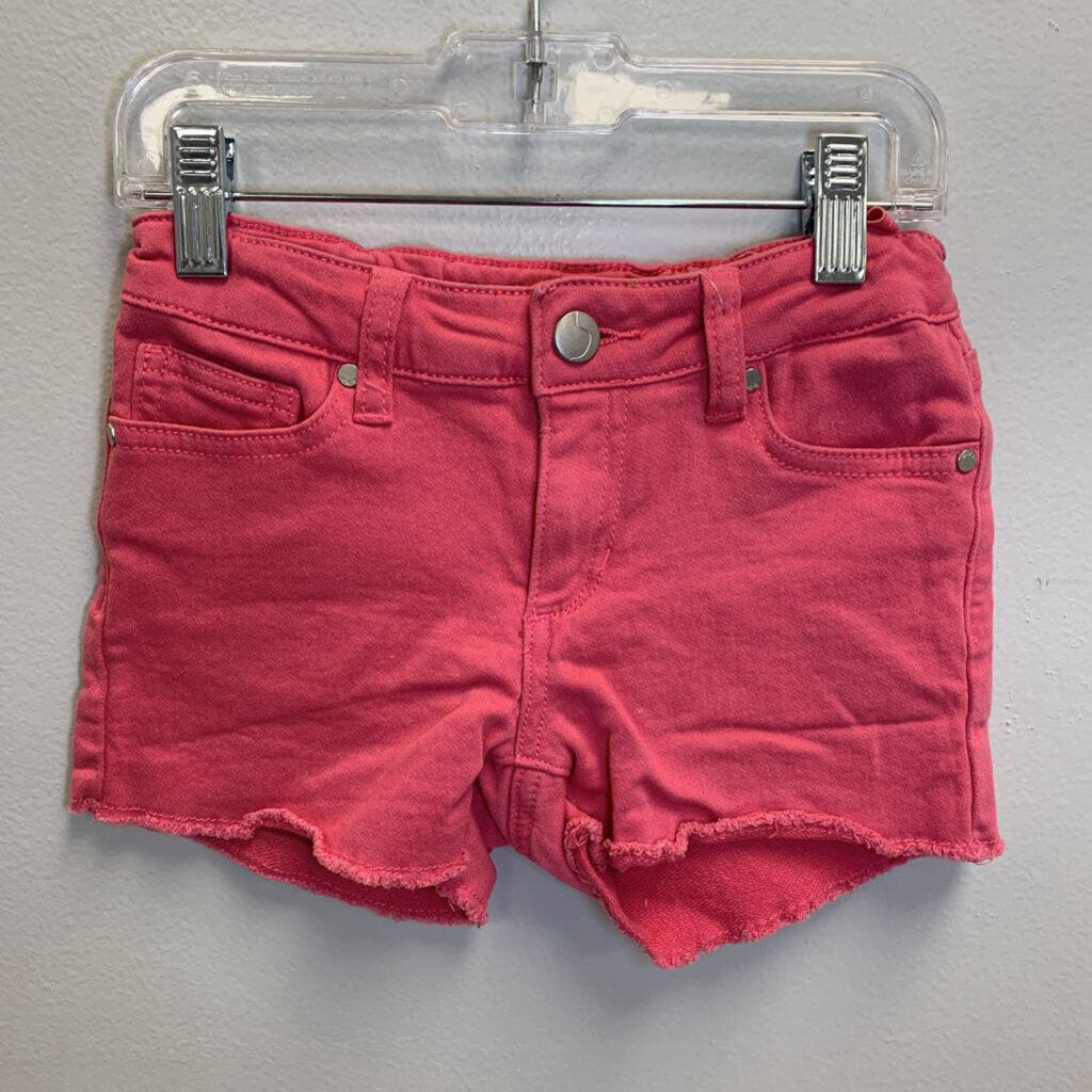 7: Distressed Stretch Denim Shorts