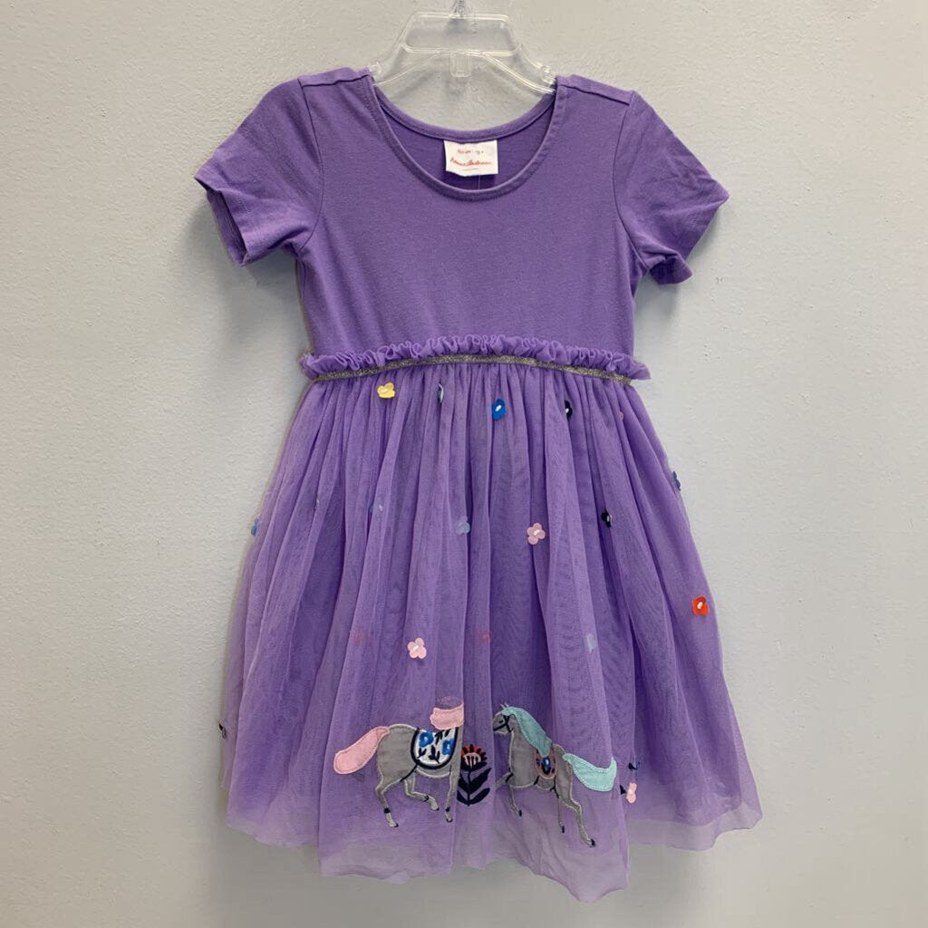 4: Applique Dress in Soft Tulle
