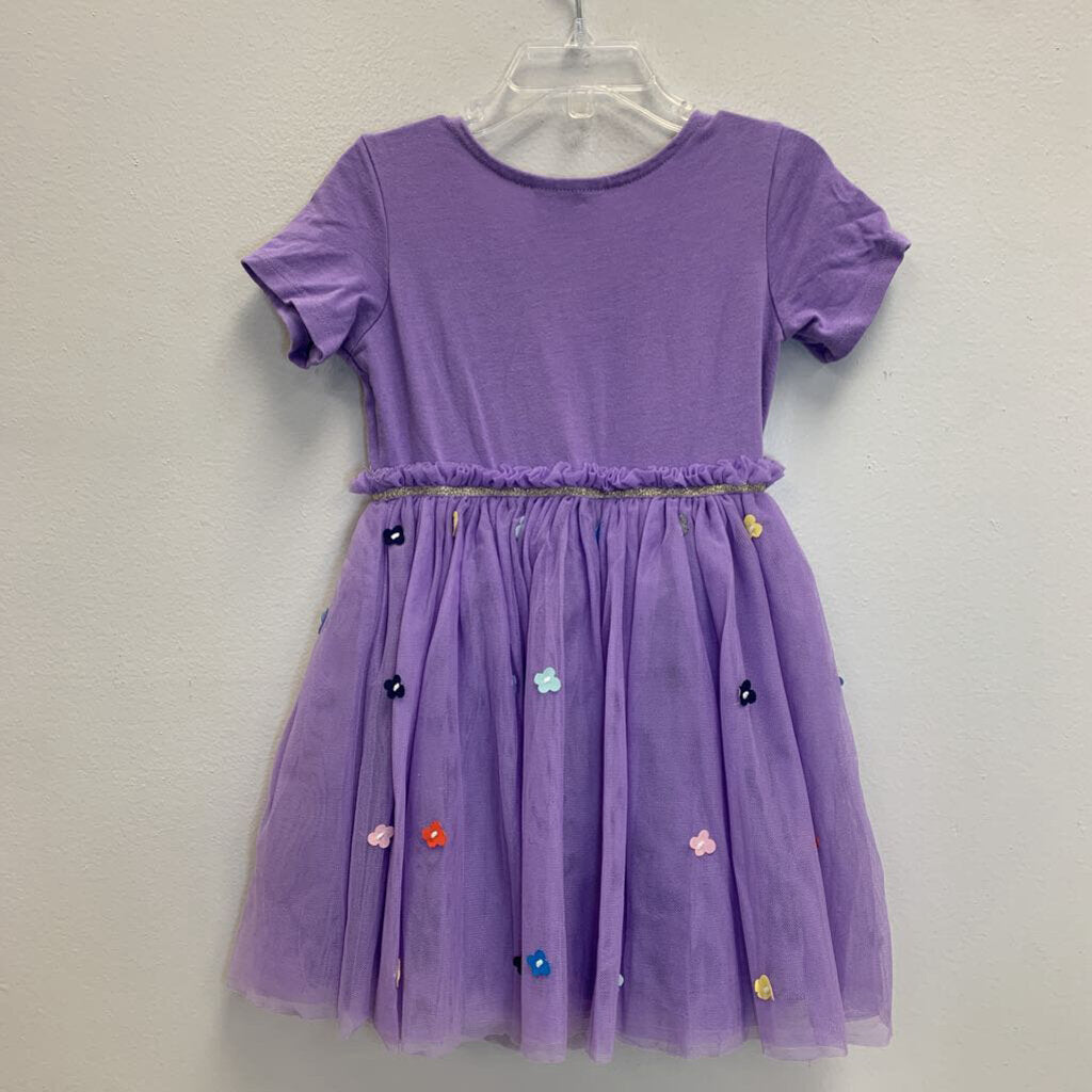 4: Applique Dress in Soft Tulle