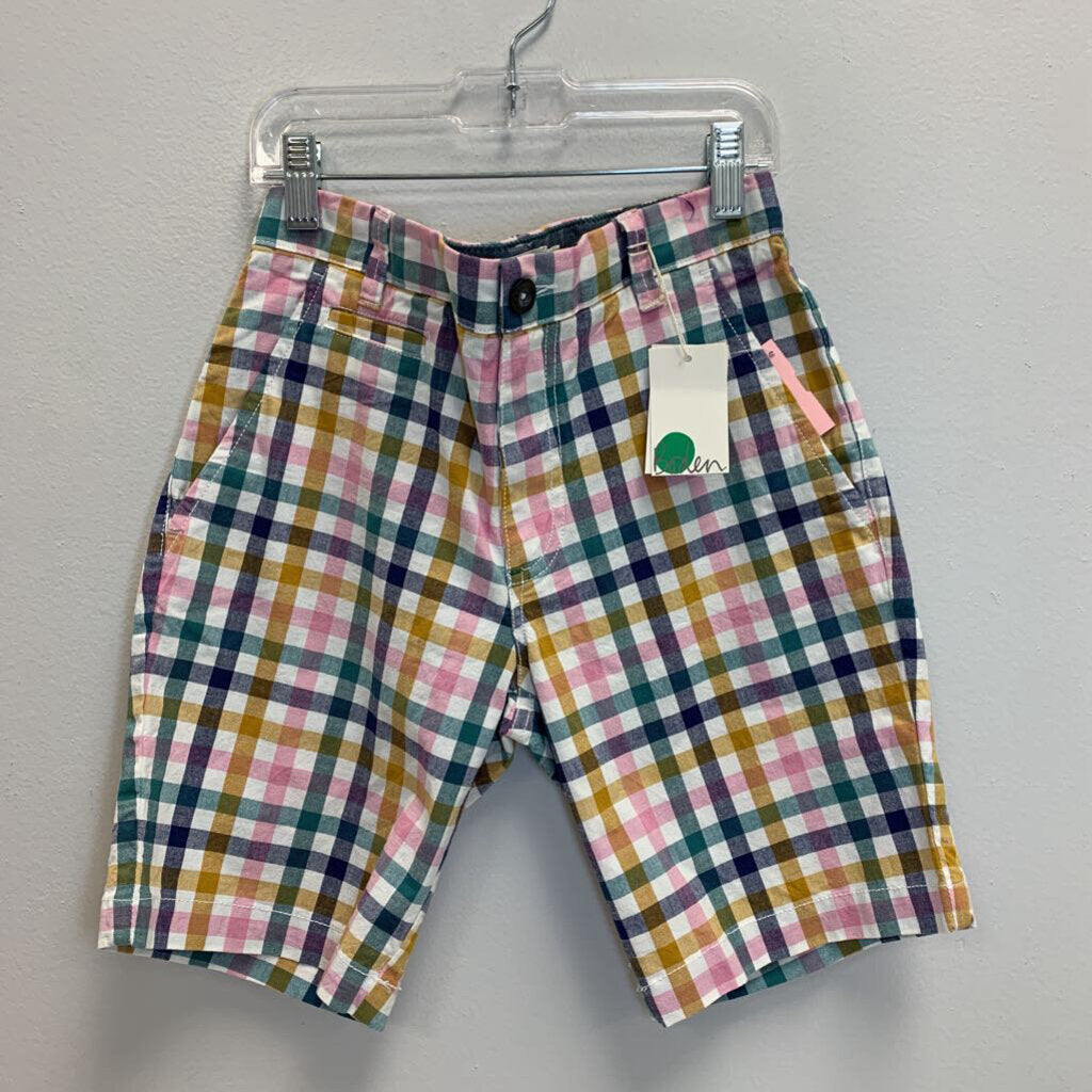 11: plaid shorts w/ adjustable Waist NWT