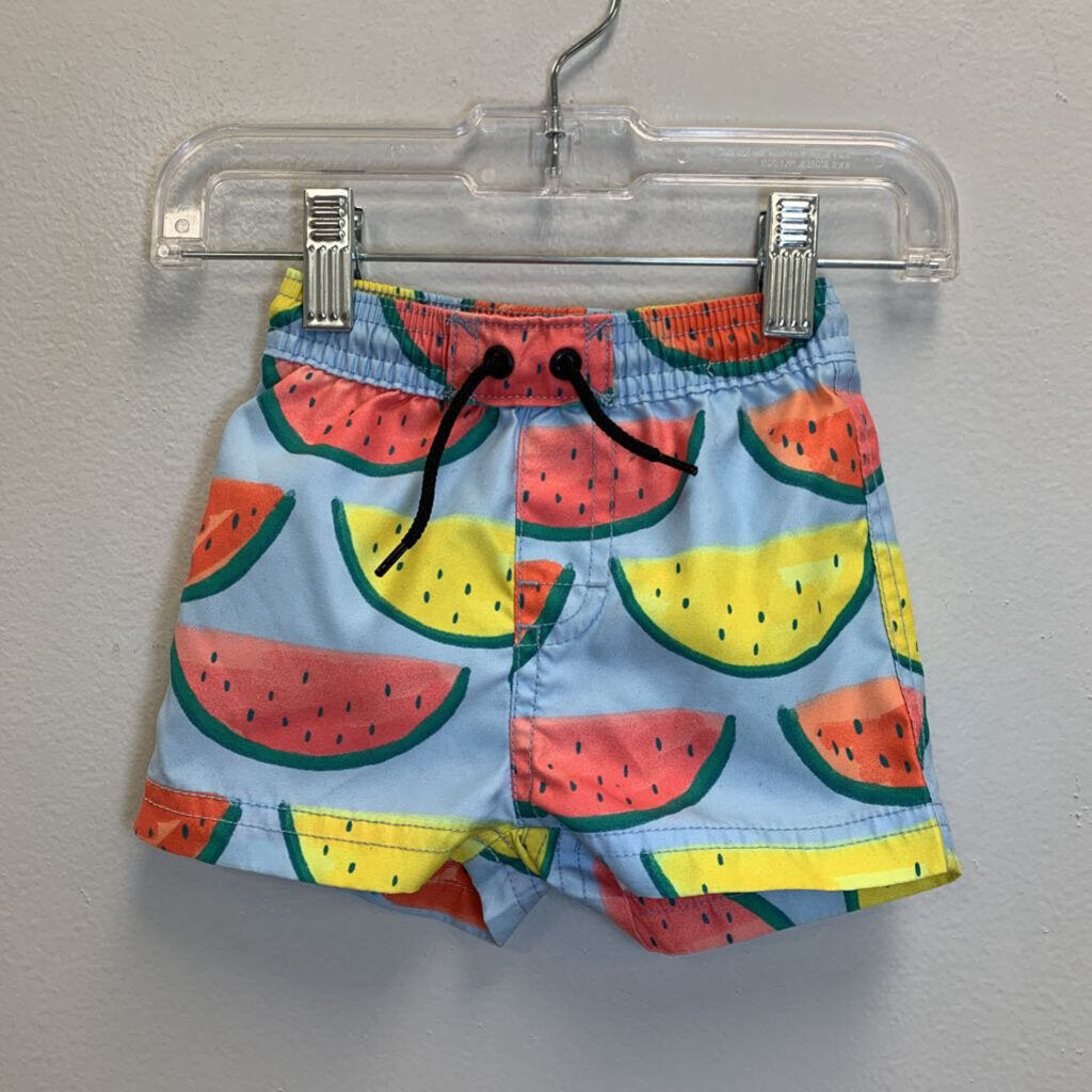 3-6M: Watermelon Slices Swim Trunks