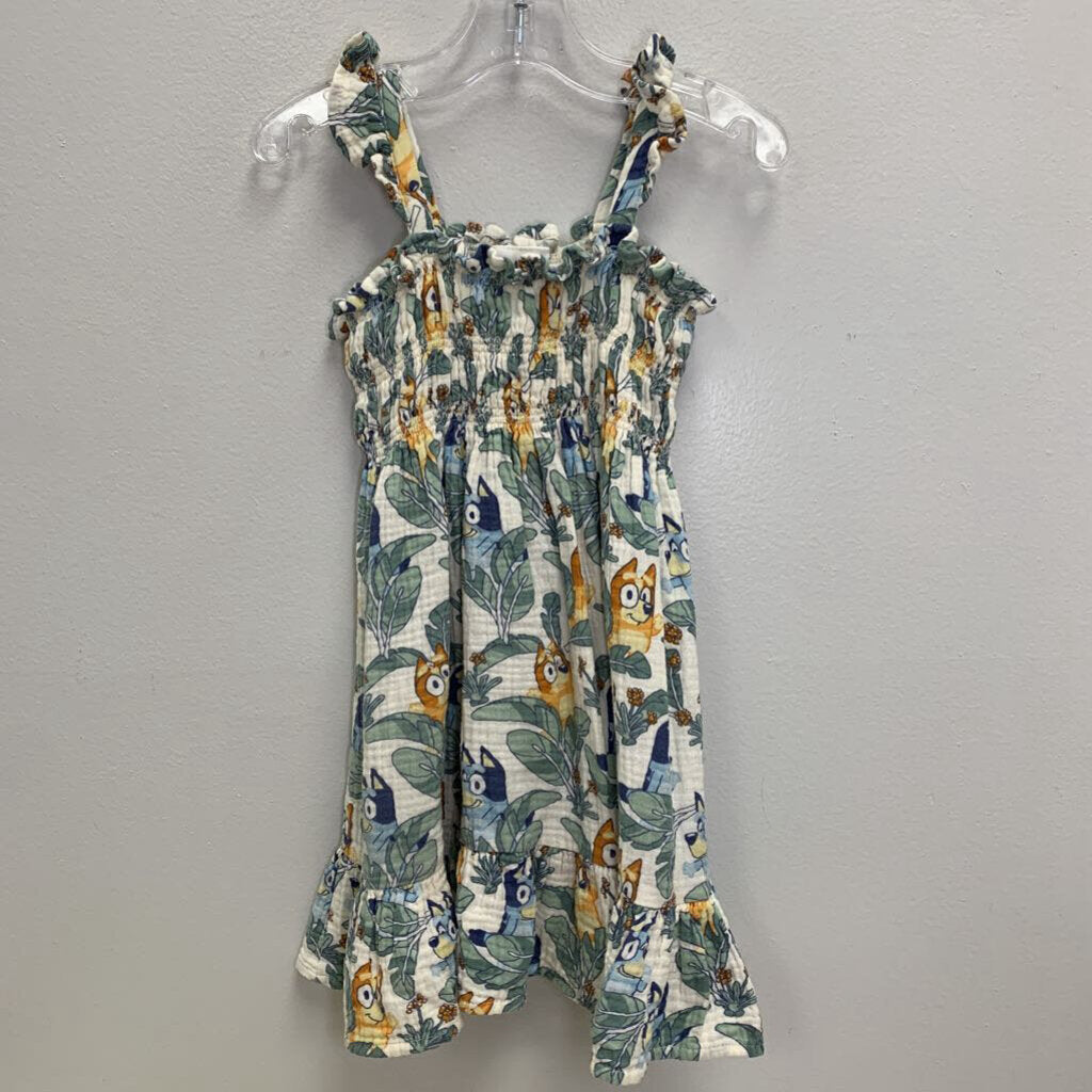 3T: Bluey Smocked Dress