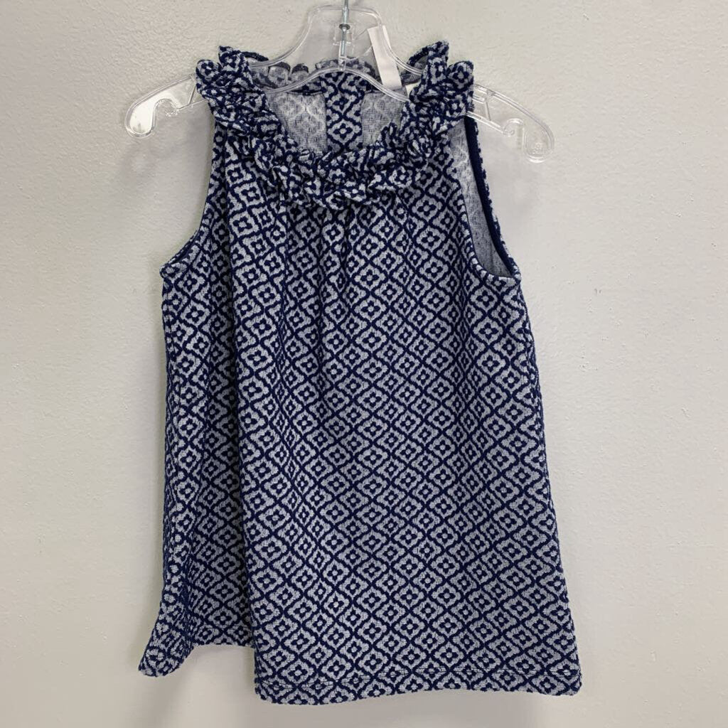 6: Geo Floral Jacquard Top