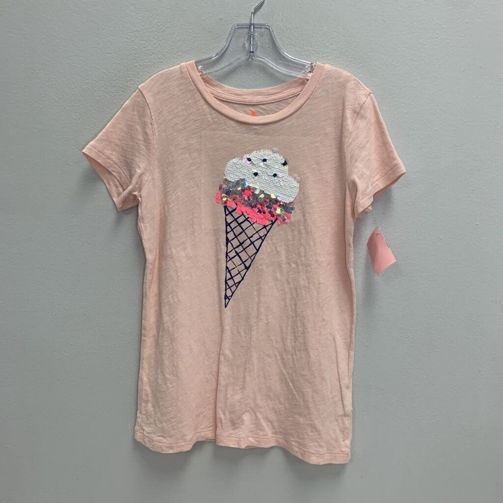 8-9: Reversible Sequin Ice Cream T-Shirt