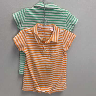 3-6M: Polo Striped Shorties 2 Pk