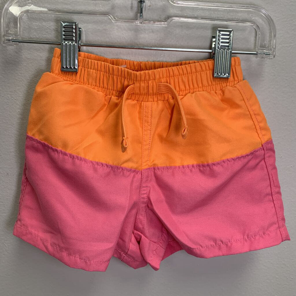 6-12M: Colorblock Swim Trunks