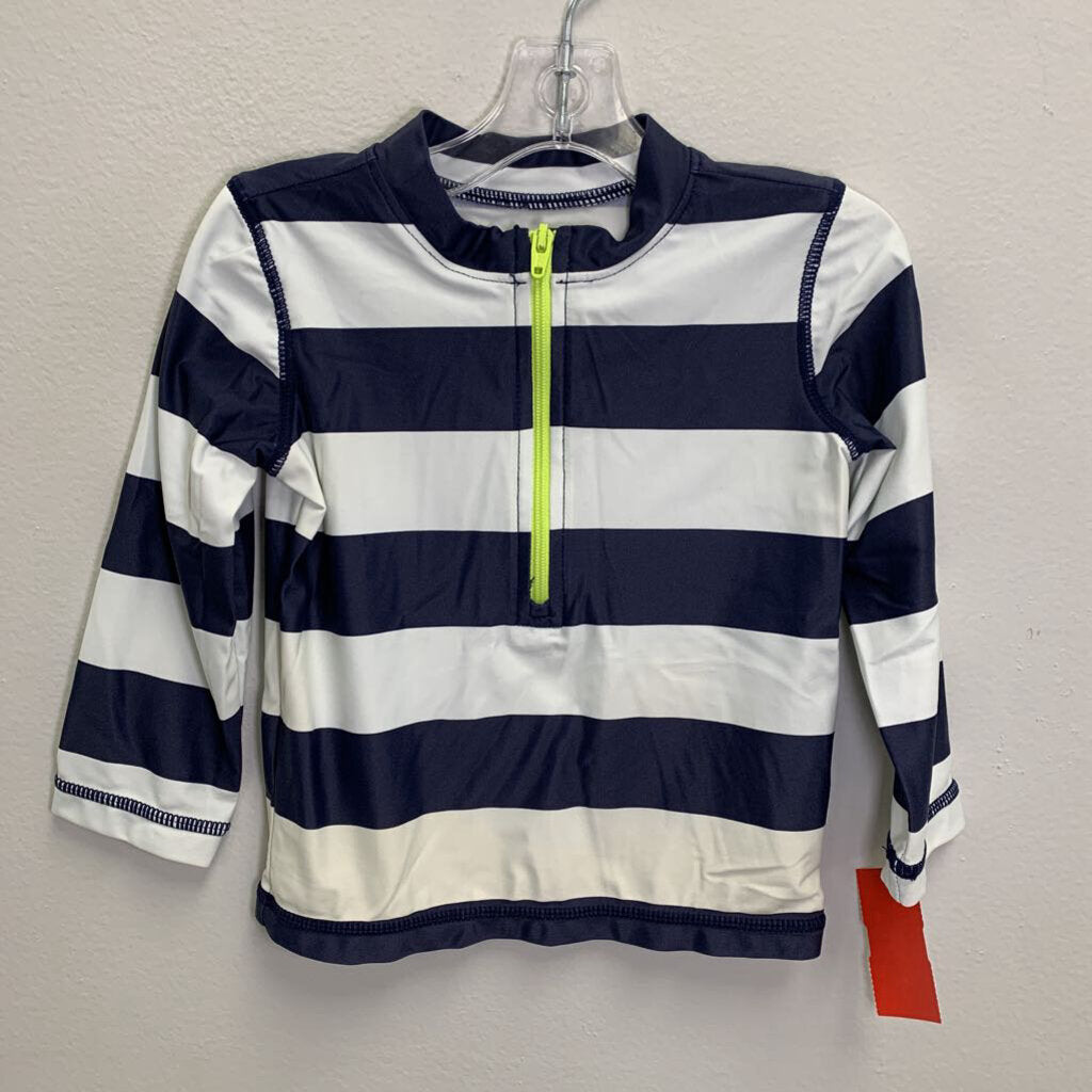 6-12M: Striped Rash Guard