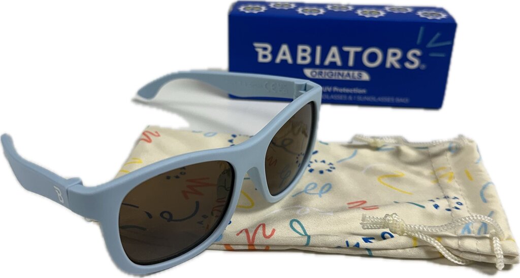 Navigator Sunglasses - Baby Blue w/ Amber Lens (3-5Y)