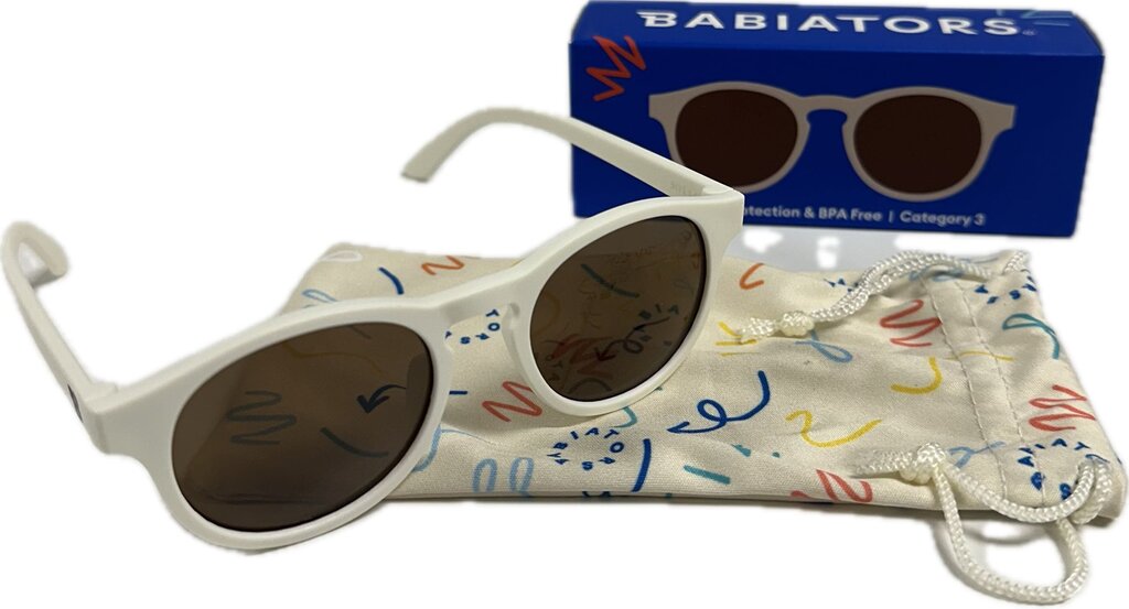 Keyhole Sunglasses - Sweet Cream w/ Amber Lens (3-5Y)