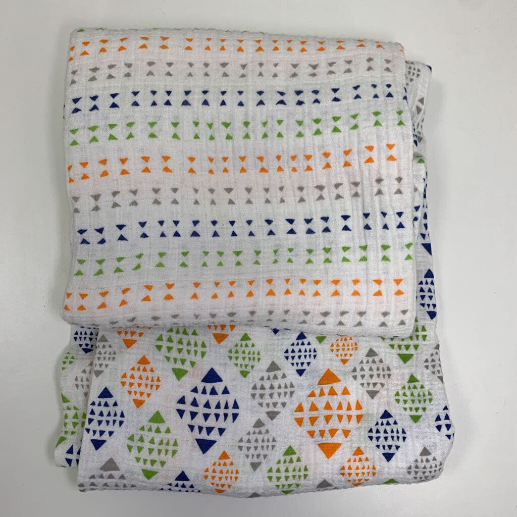 Muslin Swaddle Blankets - Set of 2