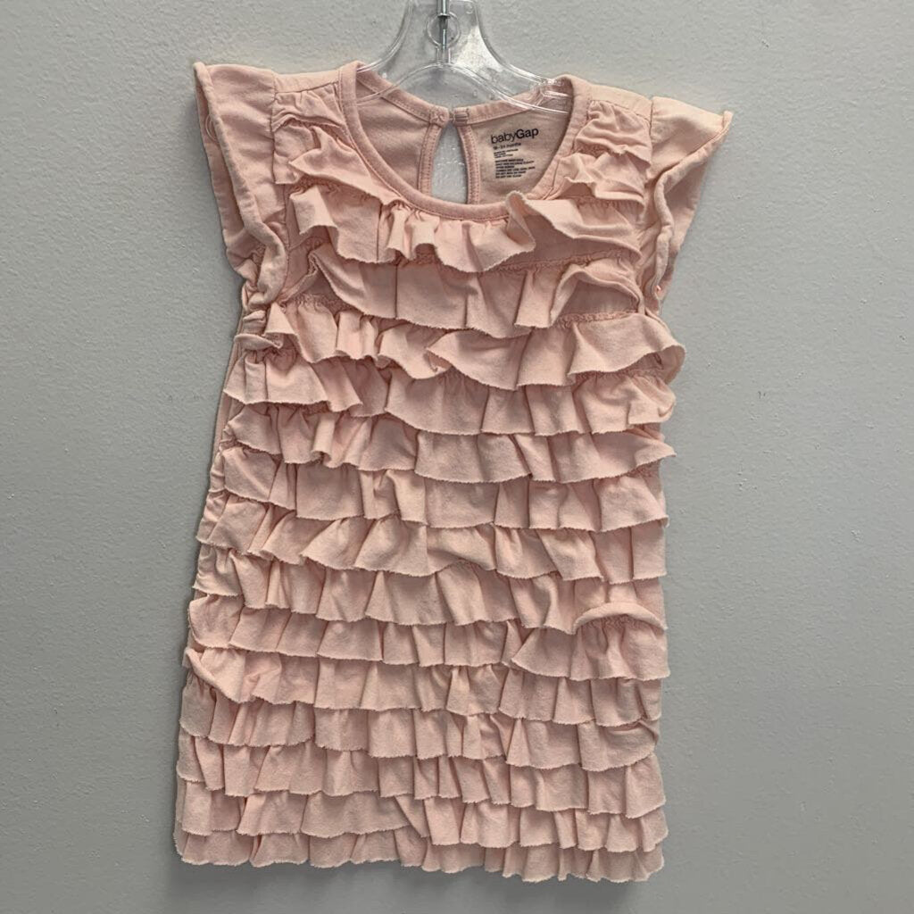18-24M: Sleeveless Ruffled Dress